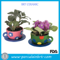 New Life Flower Pot Teacup Planters